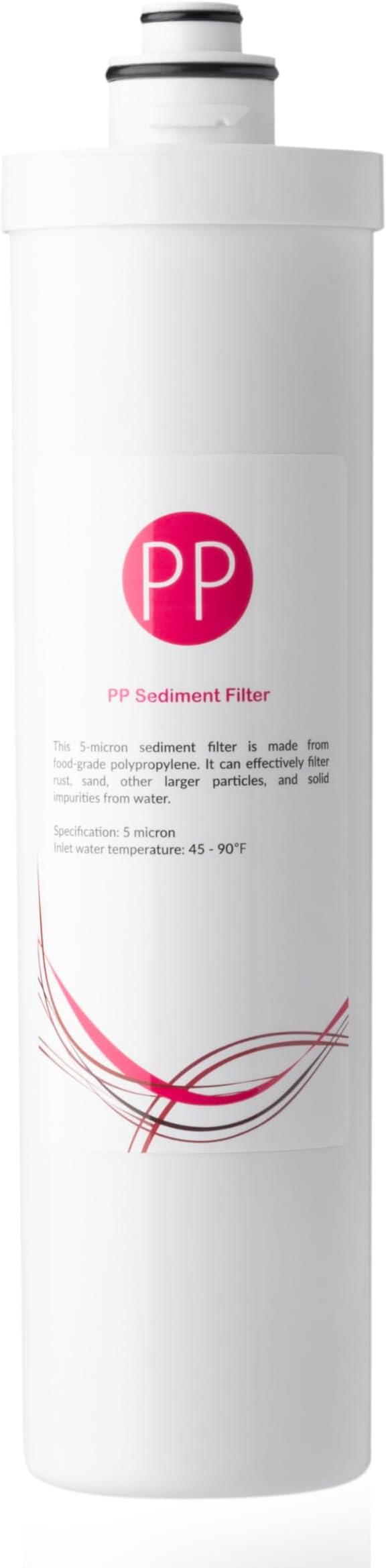 iSpring FP15Q Quick-Change 5 Micron Sediment Filter, White