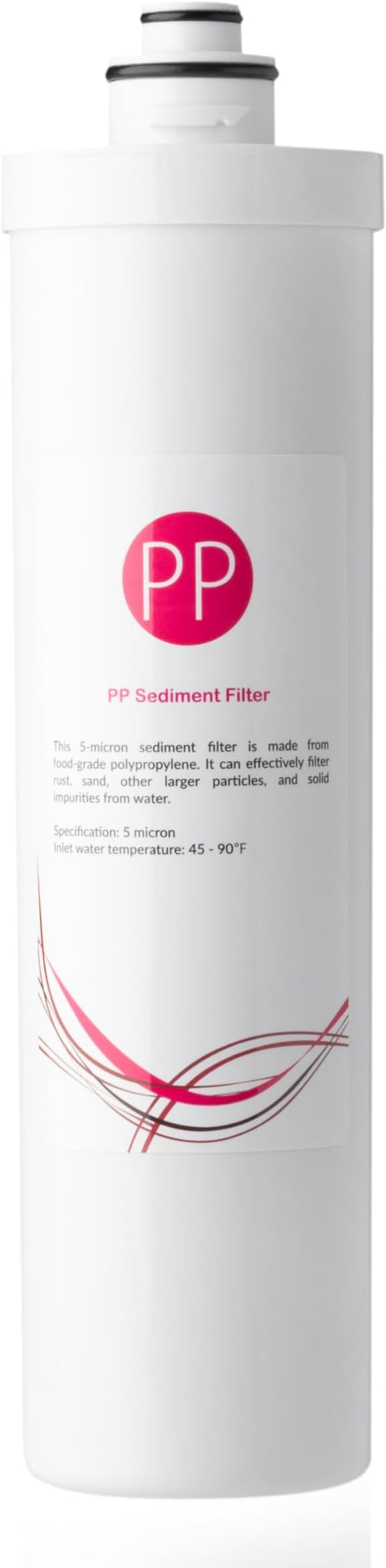 iSpring FP15Q Quick-Change 5 Micron Sediment Filter, White