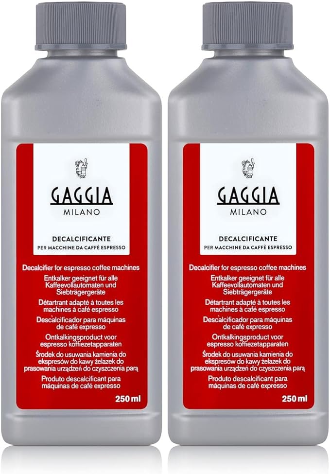 Gaggia Decalcifier Descaler Solution 250ml (2 Bottles)