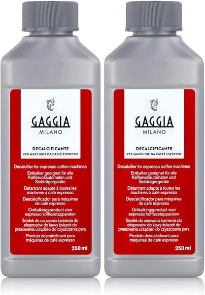 Gaggia Decalcifier Descaler Solution 250ml (2 Bottles)