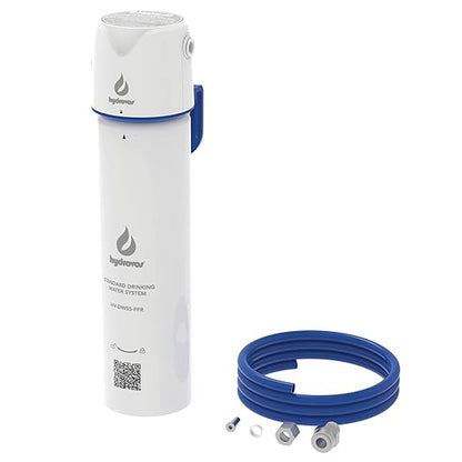 Hydrovos DWSS Under Sink Water Filter System, NSF 42 & 53 Certified Removes Microplastics, Reduces Cysts, Chlorine, Under Counter Water Filtration System for Kitchen, Bathroom, RV