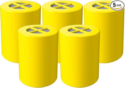 Shower Replacement Filter Compatible with Afina Showerhead, 5-Pack | KDF & calcium sulfite media reduces chlorine. Compatible with Afina shower filters. Tool-free easy install.