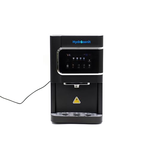 HYDROZENIT - Zenit Slim Water Dispenser | Compact Hot, Cold, Warm & Room Temperature | UV Filtration + LED Touch Panel | Compatible with Reverse Osmosis & Ultrafiltration | Ideal for Home & Office