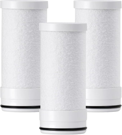 Waterdrop FF-03A Water Filter Replacement for Waterdrop WD-FC-06/FC-01/FC-02, Water Filter for Sink Faucet, Faucet Water Filter, Reduces Chlorine, Heavy Metals and Bad Taste, 3 Pack