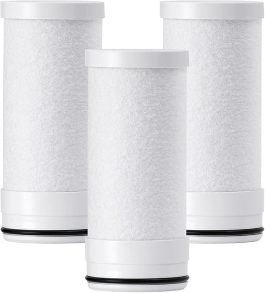 Waterdrop FF-03A Water Filter Replacement for Waterdrop WD-FC-06/FC-01/FC-02, Water Filter for Sink Faucet, Faucet Water Filter, Reduces Chlorine, Heavy Metals and Bad Taste, 3 Pack
