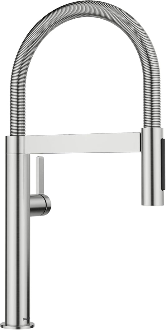 Blanco 527479 Culina II Mini Semi-Pro Kitchen Faucet - 1.5 GPM - PVD Steel