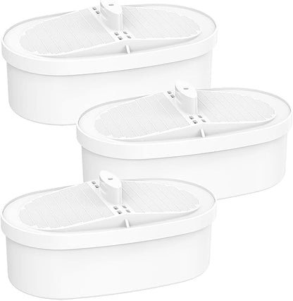Replacement Filter for Water-drop WD-PF-01A Plus, 3 Pack - Reduces PFOA/PFOS, Chlorine, Lasts 3 Months or 200 Gallons, Compatible with Water-drop Pitchers
