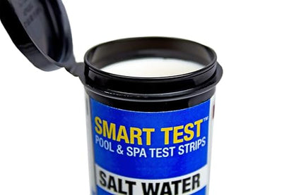 Poolmaster Salt Water Swimming Pool and Spa Water Chemistry Testing Strips, Made in the USA, 22210