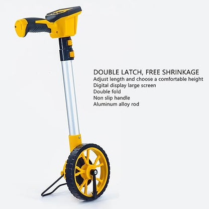 Measuring Wheel Digital Display,Digital Distance Measurement Wheel with Backlit Display Data Store,Multifunction Metric Imperial