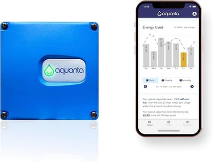 Smart Water Heater Timer: Optimize Hot Water Usage - Compatible with Alexa - Installs in Minutes, No Plumbing Required. Compatible with Electric Water Heaters.