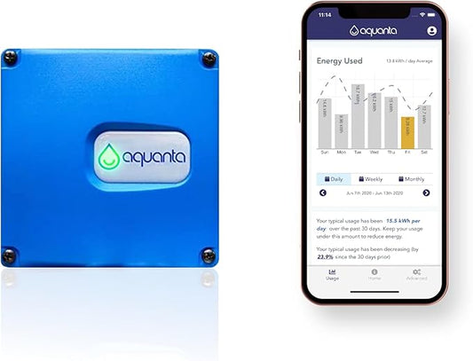 Smart Water Heater Timer: Optimize Hot Water Usage - Compatible with Alexa - Installs in Minutes, No Plumbing Required. Compatible with Electric Water Heaters.