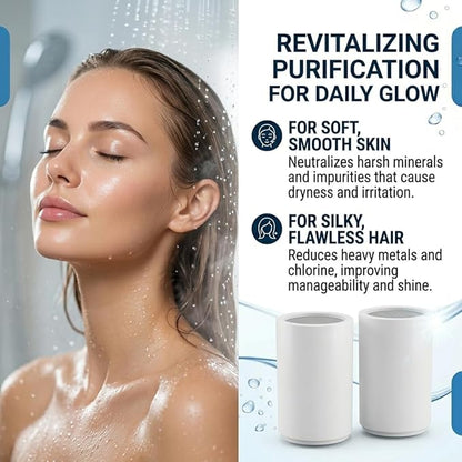Compatible with Eskin Shower Filter,Replacement Filter Cartridge For Eskiin Shower Head,Removes Hard Water & Chlorine,Improves Water Softening and Filtration(1Pack)