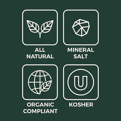 Mediterranean Sea Salt - Organic, Natural - 7oz Pouch