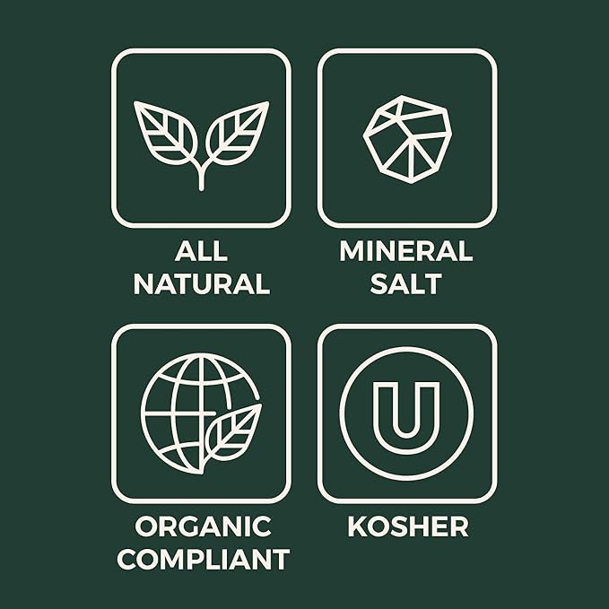 Himalayan Pink Salt - Organic, Unrefined, Kosher - Coarse Grain - 7oz Pouch