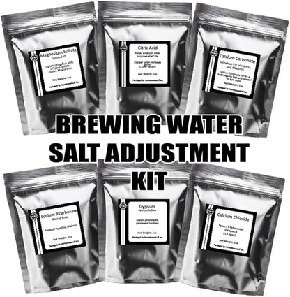 Beer Brewing Salts for Water Adjustment & Building Regional Water Profiles