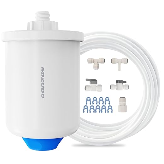 MIZUDO Mini Water Tank RO Pressure Tank for Non-Electronic Faucet, Tankless Reverse Osmosis System – Under-Sink Water Pressure Tank, 0.26 Gallons, Compatible with MIZUDO Reverse Osmosis Systems