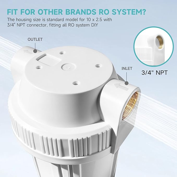 Whole-House Water Purifier Water Filtration System, a Water Filter for the Entire House, Meeting the Water Purification Needs of the Family, Suitable for Filtering impurities from Well