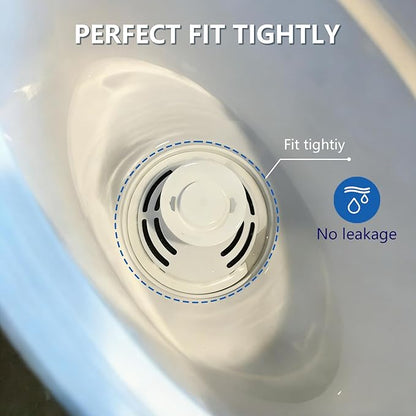Replacement for Brita® Filter, Pitchers and Dispensers, Classic 35557, OB03, Mavea® 107007, Replacement for Brita® Pitchers Grand, Lake, Capri, Wave and More (6 Pack)