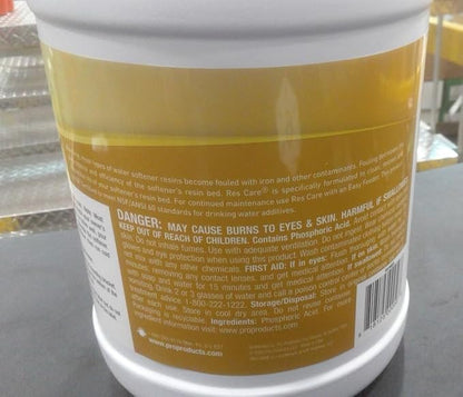 Pro Products ResCare RK02B All-Purpose Water Softener Cleaner Liquid Refill, 1 Gallon, Pack of 4