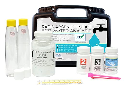 Industrial Test Systems Quick 481396 Arsenic for Water Quality Testing, 100 Tests, 12 Minutes Test Time