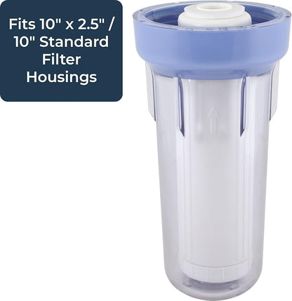 SpiroPure 10x2.5 Hard Water Filter Salt Free Softener Descale Polyphosphate