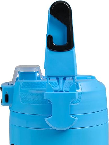 Igloo Rival Fusion 54 Oz Stainless Steel Sport Bottle | Insulated Water Jug | Carolina Blue