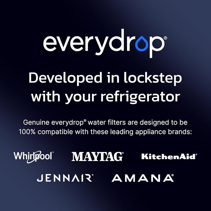 everydrop by Whirlpool Ice and Water Refrigerator Filter 6, EDR6D1, Single-Pack
