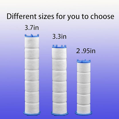 10/20 Pcs Ion Drops Shower Head Filters, Filtered Showerhead, PP Cotton Filter Cartridge, Suitable for Various Specifications of Shower Heads (20 Pcs, 2.95 inches)