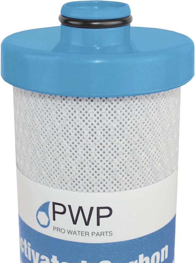 RV Water Filter Activated Carbon Block Push-Nipple Cartridge OEM 2.5 x 10" for RCS/FR1 Housing Replaces KW1 and FRE-10-BN (2)