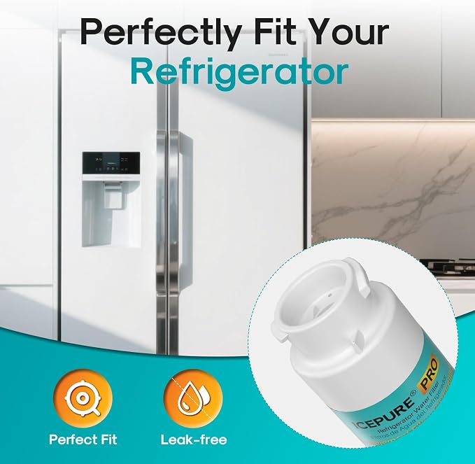 ICEPURE PRO RWF5800AH Replacement for Frigidaire EPTWFU01 EWF02, Pure Source Ultra II, PureSource Ultra 2, SCWFTCTO, GP006, MR022, JO22, BO022, DE022, TH-01, 1007, Refrigerator Water Filter, 3PACK