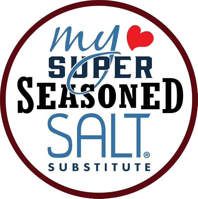 My SUPER SALT® Seasoned – Functional All-Purpose Salt Substitute - 85% Less Sodium - Everyday Flavor with Smart Mineral Support - 6 oz