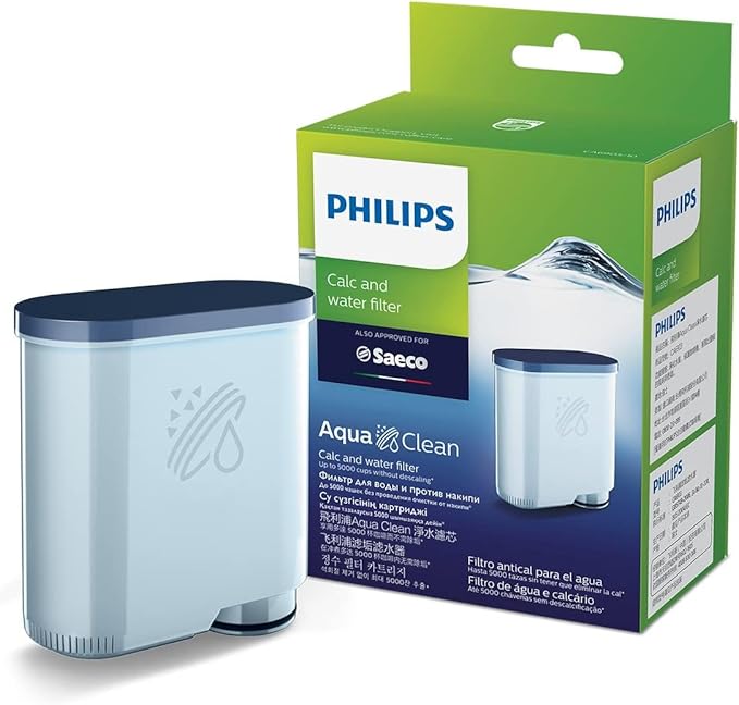 Philips AquaClean Original Calc and Water Filter & Machine Descaler, Perfect Descalcification for a Prolong Machine Lifetime, 1 Descaling Cycle, Bottle of 250 ml, (CA6700/47)