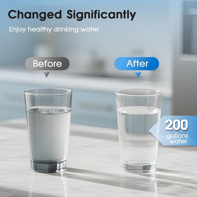 Everydrop filter 4 Replacement for Whirlpool WRF555SDFZ WRF535SWHZ WRX735SDHZ WRX735SDBM WRF555SDHV WRF535SWHV, Maytag MFI2569VEM MFI2568AES MFI2269VEM MFI2269VEB MFI2569YEM MFI2569YEM by WXOXIMI