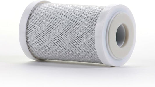 Hydronix CB-25-0505 NSF Coconut Activated Carbon Block Water Filter, 2.5" x 5" - 5 Micron
