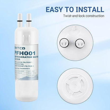 Water Filter Replacement for Whirlpool WRS325SDHZ WRS325FDAM WRS325SDHV | Compatible with WRS325SDHW WRS325SDHB WRS325FDAW WRS325SDHV, 6 pack replacement filters for Whirlpool refrigerators