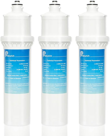 F.Set.SS-2.5 Water Filter Cartridge, High-Performance Replacement for F.Set.SS-2.5 Filter Unit, Compatible with F.Set.SS-2.5 & Elf-SS-2.5-R Model(3 Pack)