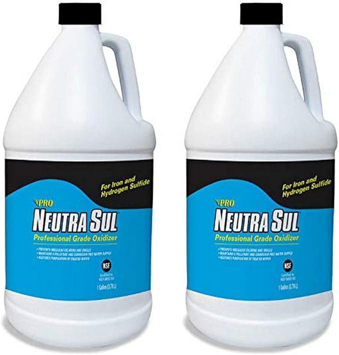 Pro Products Neutra Sul HP01B Professional Grade Oxidizer, Neutralize Rotten Egg Smells and Pollutants, 1 Gallon, 2 Count