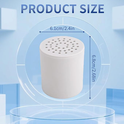 4pcs 30 Stage High Output Shower Filter Cartridge Replacement, Universal Hard Water Filter Cartridge for Shower Head with Enhanced Filtration