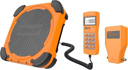 Elitech Wired Refrigerant Scale LMC-200 220 lbs and Charging Valve