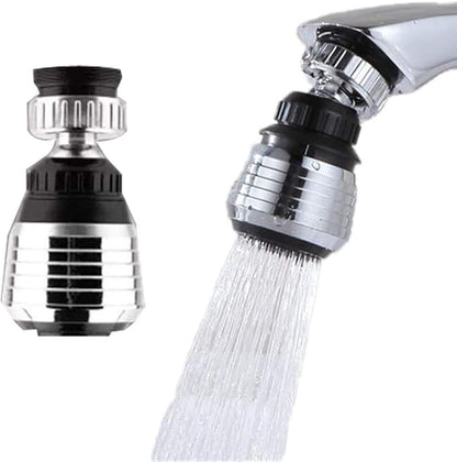 2 Pack Faucet Filter Aerator Sprayer, Sink 360 Swivel Water Tap Saving for Kitchen Bathroom (Short)
