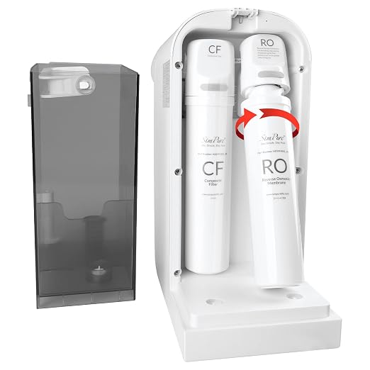 SimPure Y7P/Y7T Series Replacement Feed Water Tank 1.3 Gal for RO System | Fits Y7P-BW, Y7P-W, Y7T-A, Y7T-C, Y7T-BW-A, Y7T-BW-C Countertop Reverse Osmosis Water Filter, 1.3-gallon Capacity
