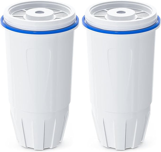 Water Filter Replacement Fit for Zero Pitcher and Dispensers ZR-001 ZR-004 ZR-017 ZS-008, Removes TDS for Pure Taste, 5-Stage Filtration System to Reduce Lead, Chlorine & PFOA/PFOS, 2 Pack, by NUTTUTO