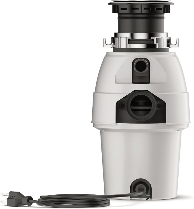 Waste King Legend Series Continuous Feed Garbage Disposal for Kitchen Sink with Power Cord, L-2600