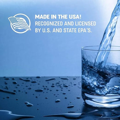 Water Preserver for 55 Gallon Water Tank - Made in USA - Purifies Drinking Water for 5 Years - for Emergency Storage, Rain Collection, Survival Kit, Hurricane & Earthquake