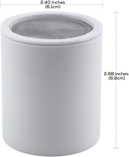 Aqua Earth Replacement Filter Cartridge Mega Pack 4 Cartridges (No Housing), Compatible with Any Shower Filter of Similar Design Universal High output