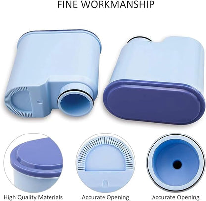 AquaClean Compatible Water Filters (2-Pack) & Descaling Liquid (250ml x 2) - Replacement for Philips Coffee Machines (4)