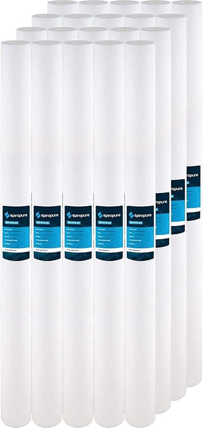 SpiroPure 40x2.5 75 Micron Spun Sediment Water Filter SDC-25-4075 (20 Pack)