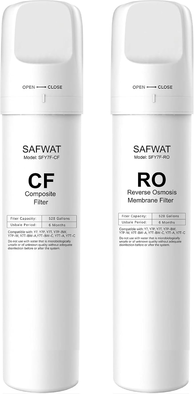 CF RO Filter Replacement Kit Compatible with SimPure Y7 Y7P Y7T Y7P-BW Y7P-W