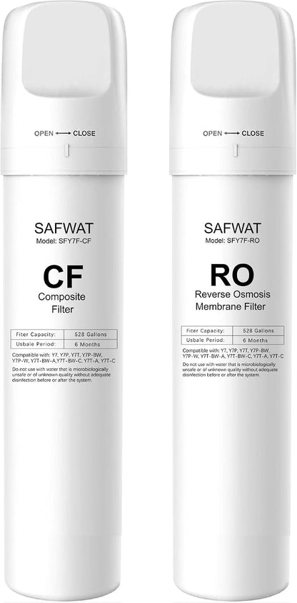 CF RO Filter Replacement Kit Compatible with SimPure Y7 Y7P Y7T Y7P-BW Y7P-W