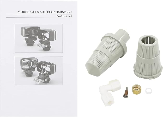 110V Time Clock Control Valve for Water Softener 9''-11'' Diameter Tank 3W Clock Control Valve Replacement with English Manual